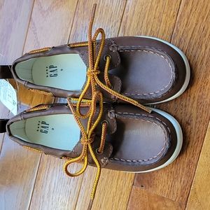 Baby Gap Toddler Boy boat shoes size 9 NWT